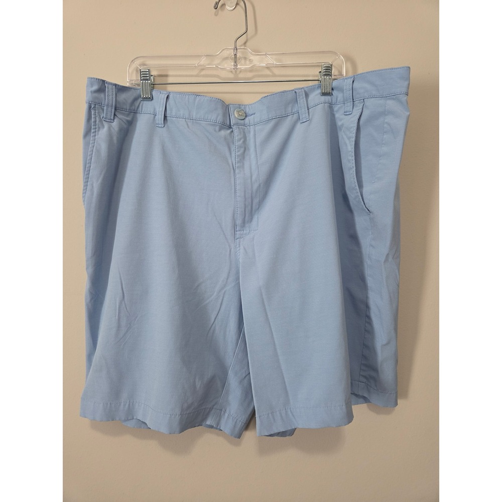 Grand Slam Performance Mens‎ Light Blue Striped Golf Shorts Size 42 Stretch